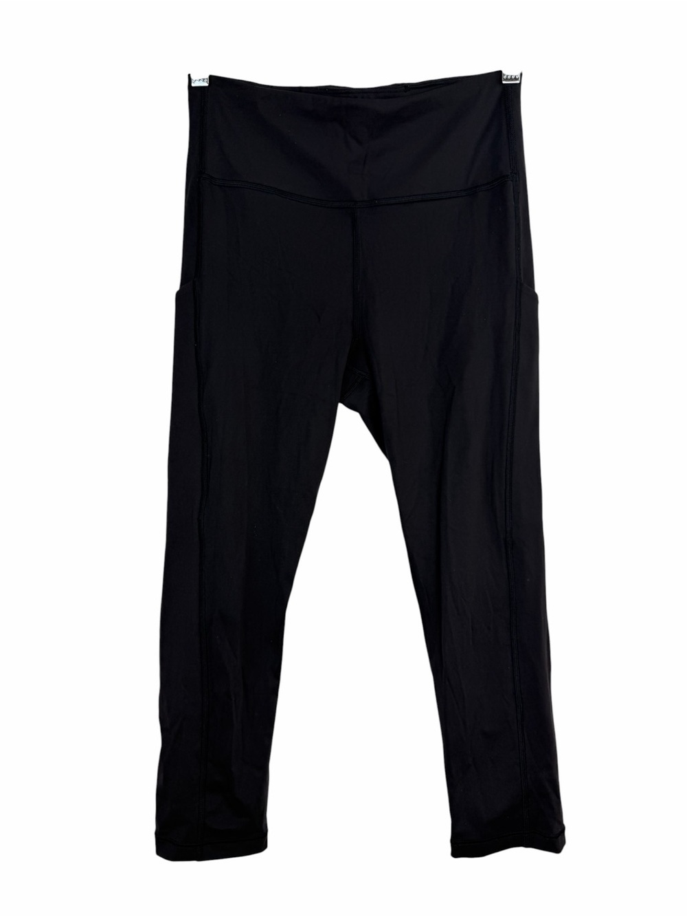 Athleta Ultimate Stash Pocket Capri Leggings in Black Size Small